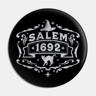 Salem 1692 - Salem Witch Trials - Witchcraft Retro Vintage Pin