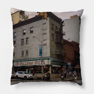 Manhattan Murray Street Little Italy New York City Pillow