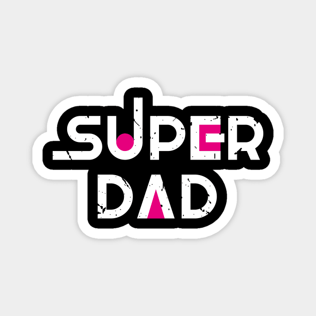 super dad Magnet by Riczdodo