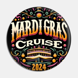 Mardi Gras Cruise 2024 Pin