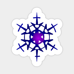 Purple Snowdrop Magnet