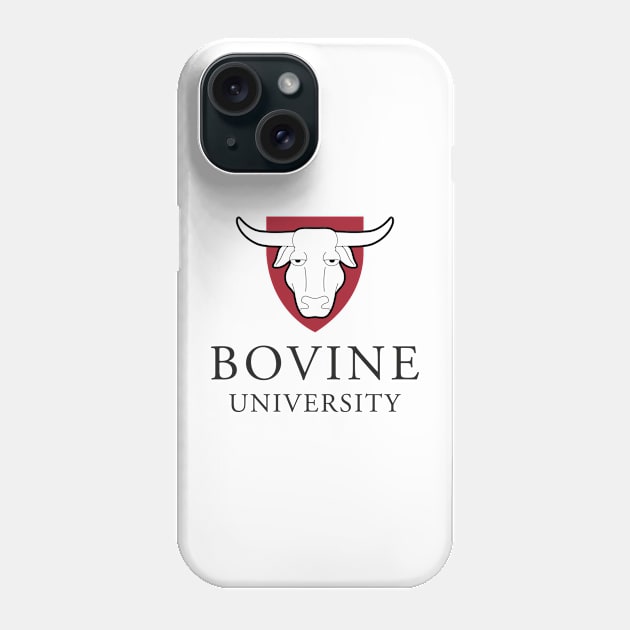 Bovine University Phone Case by tvshirts