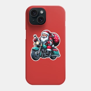 Santa's High-Speed Christmas Ride - Spread the Joy! Phone Case