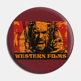 Western Vintage Films Pin