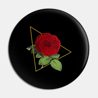 Golden Rose Pin