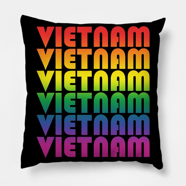 Vietnam holiday.Lgbt friendly trip. Perfect present for mom mother dad father friend him or her Pillow by SerenityByAlex