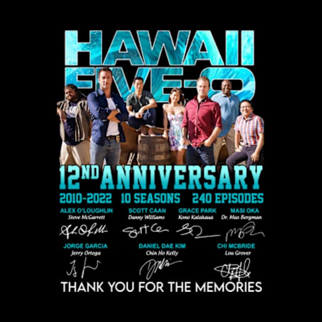 Hawaii Five-0 12nd Anniversary 2022 Thank You by chancgrantc@gmail.com