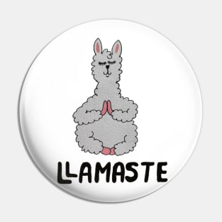 Llamaste cartoon llama Pin