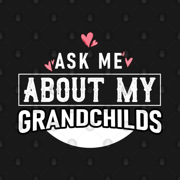 Ask me about my grandchildren Grandparents gift by Caskara