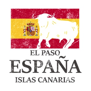 Spanien El Paso Urlaub Stier Flagge T-Shirt