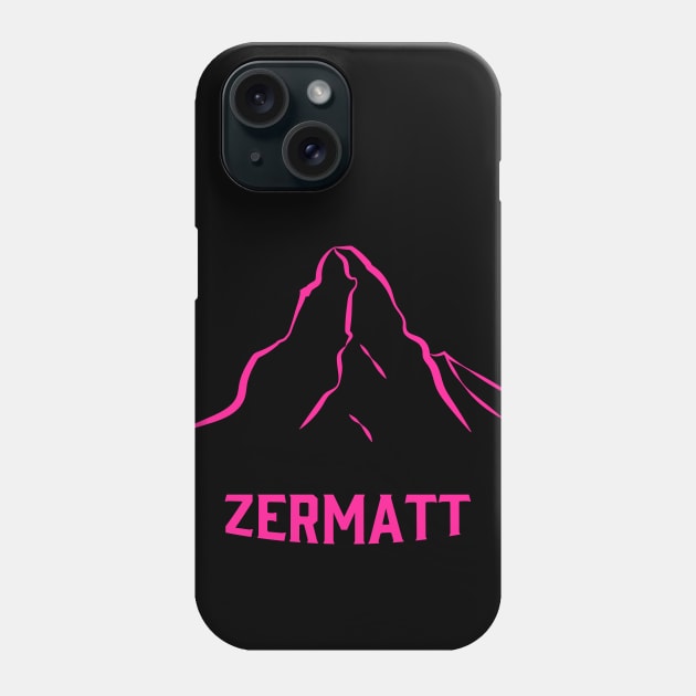 Zermatt Phone Case by leewarddesign