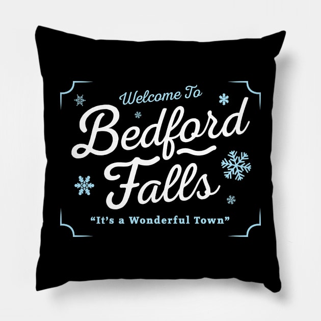 Bedford Falls Pillow by deadright