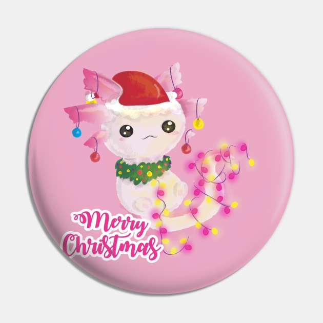 merry christmas axolotl santa Pin by gossiprag