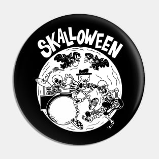 Skalloween Band Pin