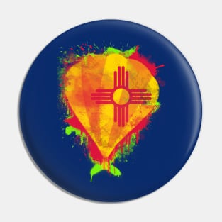 New Mexico Flag Souvenir Pin