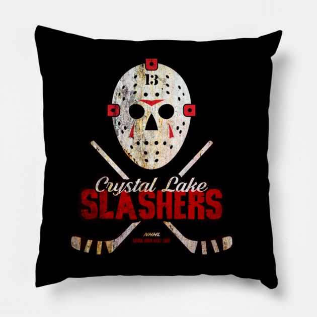 CRYSTAL LAKE SLASHERS Pillow by BG305