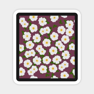 Cherokee Rose Pattern Magnet