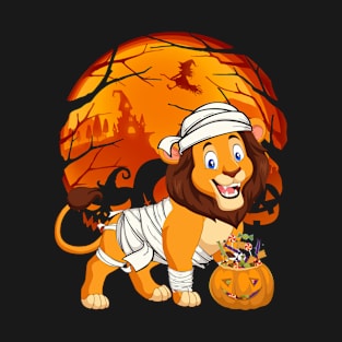 Lion mummy pumpkin T-Shirt