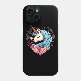 Valentines Unicorn Love Phone Case