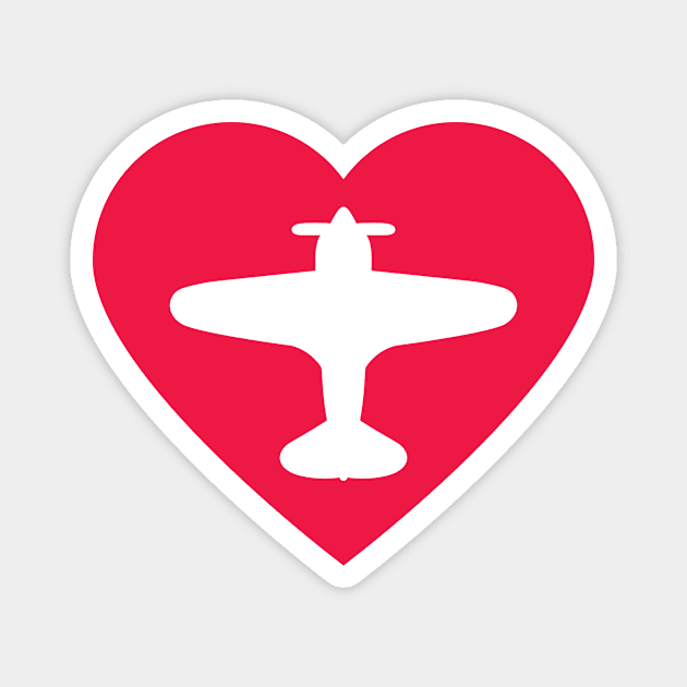 Pilot Aviation Love Magnet by PixelArt