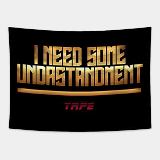 Undastandment Gold Tapestry