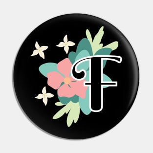 Flower F Initial Pin