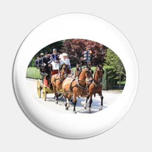 Newport Horses and Carriages Pin