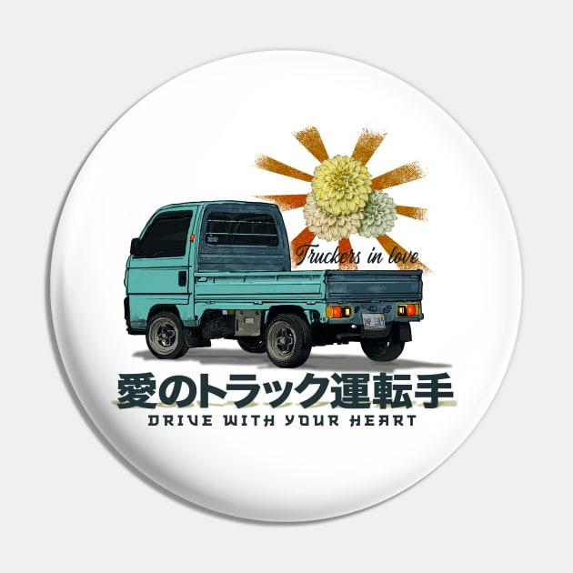 Japanese Mini Truck, JDM Farming Microvan, Ocean Minivan Pin by SW-Longwave