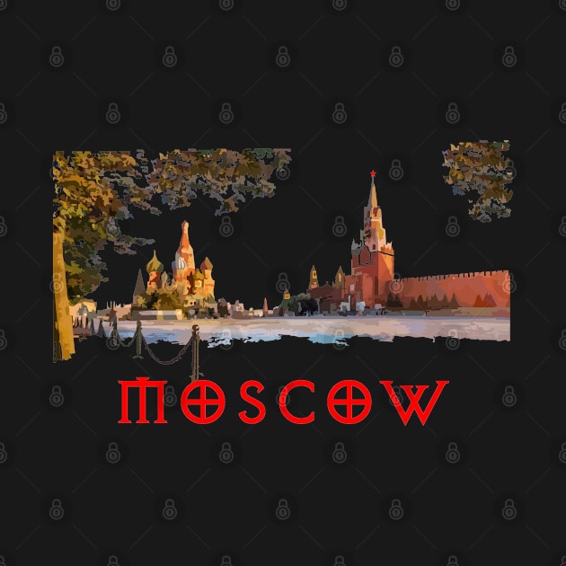 Moscow city gift by comancha