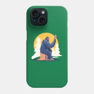 bigfoot butterfly Phone Case