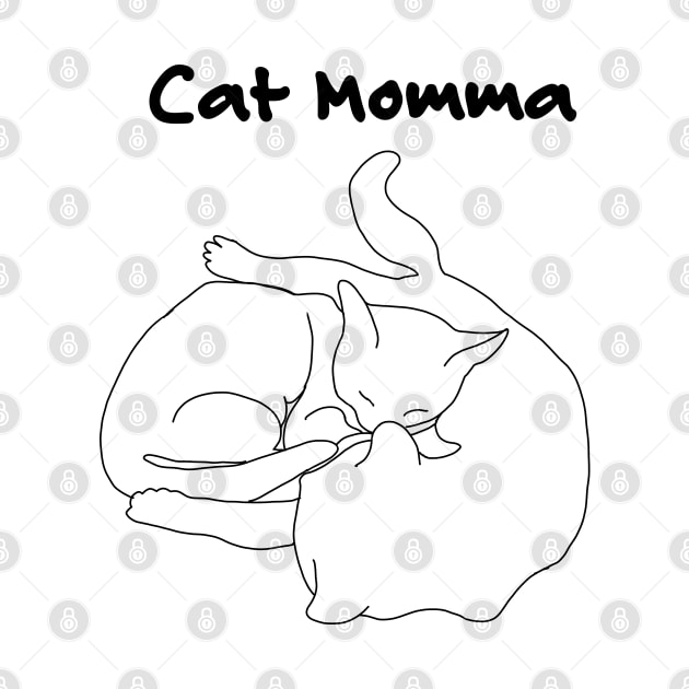 Cat Mamma- Simple Cat Doodle by PurposelyDesigned