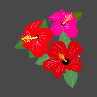 Hibiscus Flowers T-Shirt