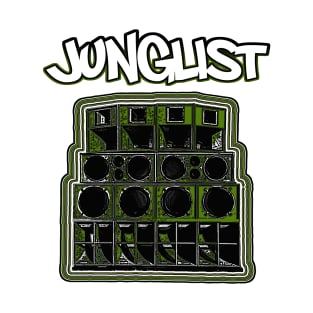 Junglist-Soundsystem-Green T-Shirt