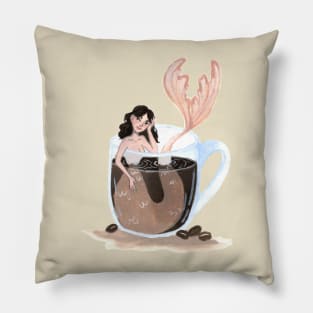 Coffee Mermaid Pillow