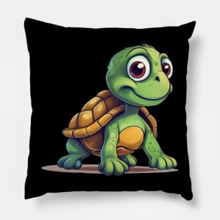 The newest addition to our family, our little turtle kid Pillow