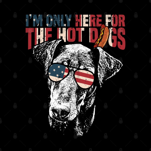 Doberman Shirt Funny 4th of July Pup Tee by Madfido