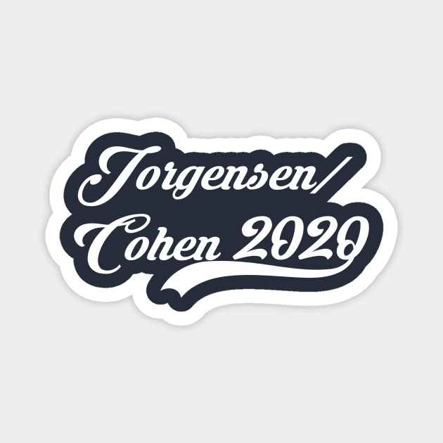 Jorgensen Cohen 2020 Sport Shirt Magnet by The Libertarian Frontier 