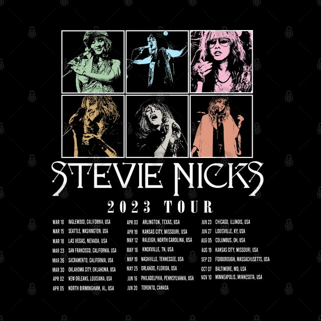 Stevie Nicks Vintage Rock Music 2023 Tour Live in Concert by Evergreen Daily