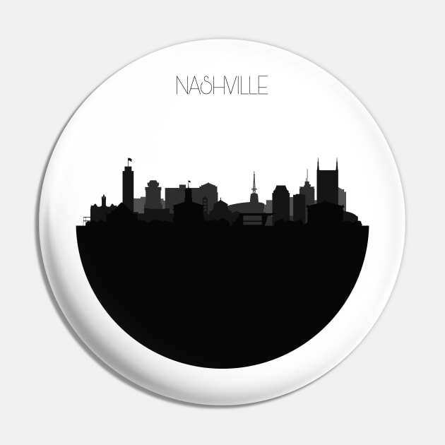 Nashville Skyline V2 Pin by inspirowl