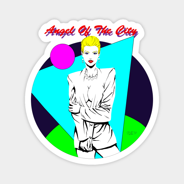 Angel of the City Magnet by Pablo Romero Art