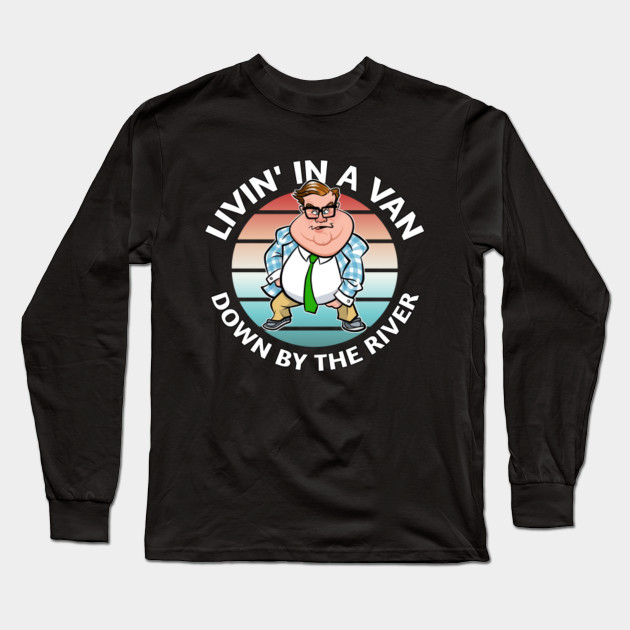 chris farley down by the river shirt