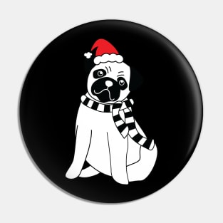 Christmas Pug Pin