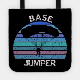 Base Jumper - vintage sunset design Tote