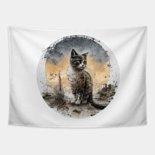 Discover the Best Cat Art: Unique Cat Illustrations for Cat Lovers Tapestry