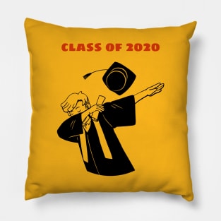Class of 2020 Graduation Dabbing Boy Pillow