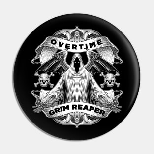 Overtime Grim Reaper Pin