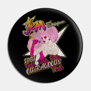 Jem Outrageous 1987 - Distressed Pin