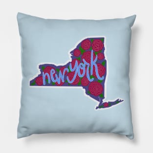 New York State Flower Pillow