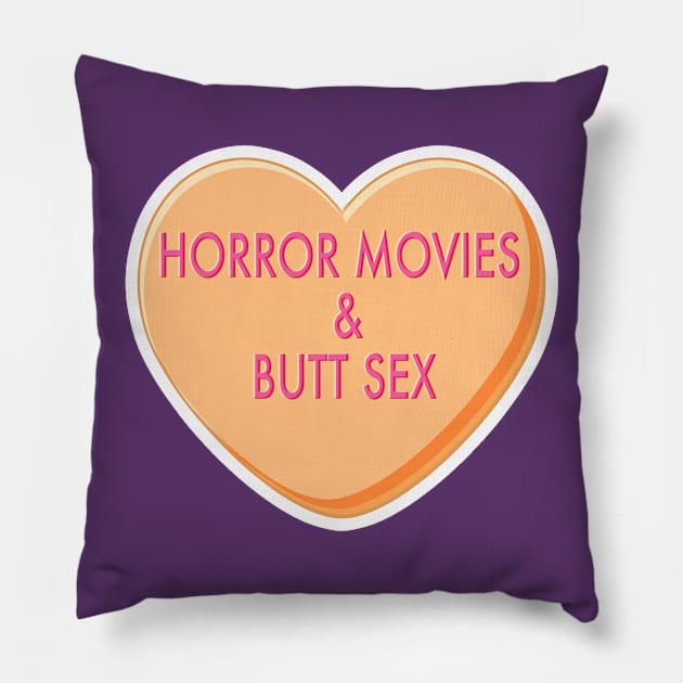 Horror Movies and... Pillow by JasonLloyd