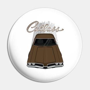 Oldsmobile Cutlass 1969 - brown Pin